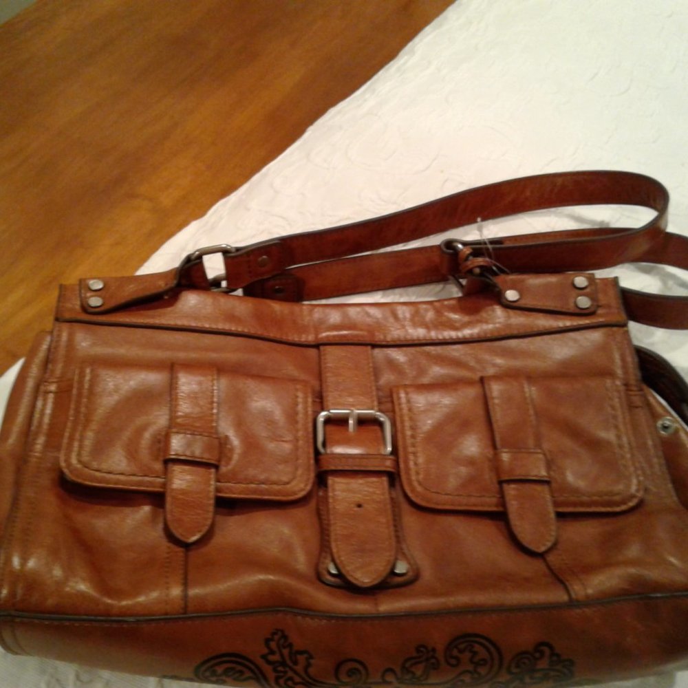Born Satchel Genuine Leather Bag